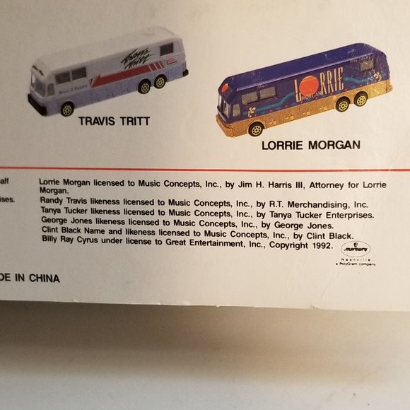 Road Champs Country Tour Bus, George Jones Vintage 1992 Die Cast Bus - Picture 4 of 5